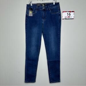 L&B size 16 Boyfriend Skinny Jeans - dark wash denim